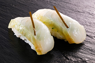 ひらめ昆布〆