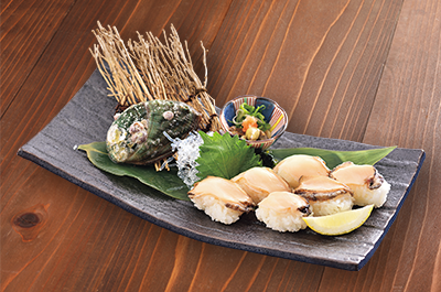 まるごと活あわび