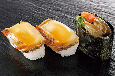 煮あわび バター醤油