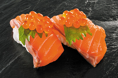 サーモンいくらのせ